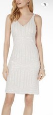 Off white Party Dress Knee Length size 4