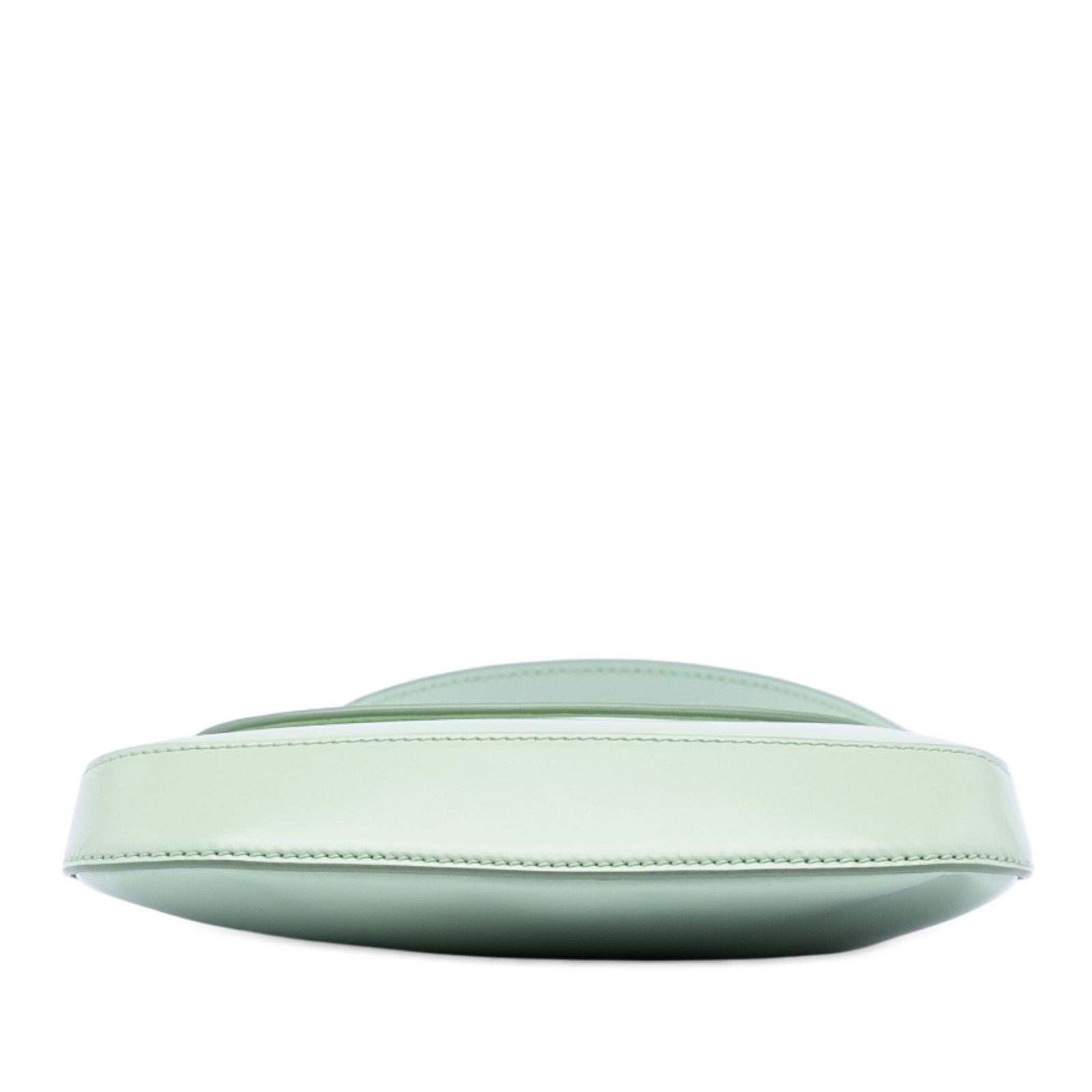 Authenticated Prada Mini Brushed Leather Cleo Flap Mint Calf thumbnail 3