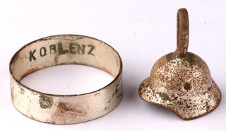 Koblenz WW2 German ring WWII Germany Army Wehrmacht force Jewelry Silver plated