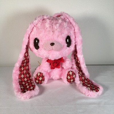 Chax-GP Gloomy All Purpose Bunny Rabbit Pink Argyle #513 11'' New w/Tags