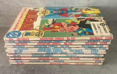 DC Adventure Comics Digest Lot 11 Issues #491-503 1980s Final #503 Legion