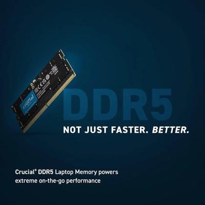 Crucial RAM 16GB DDR5 4800MT/s CL40 Laptop Memory CT16G48C40S5