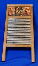 Dubl Handi Washboard Co Columbus, Ohio Wash Board 18" x 8.5" Excellent Condition