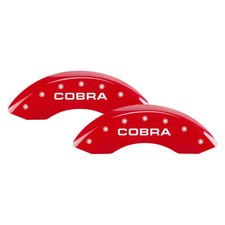 For Ford Mustang 97-04 Caliper Covers Gloss Red Caliper Covers W Cobra Engraving For Ford Mustang 97-04 Caliper Covers Gloss Red Caliper Covers W Cobra Engraving