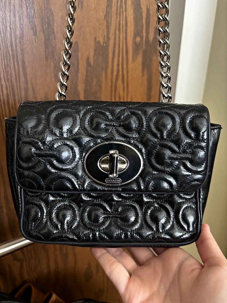 Coach Black Patent Bags & Handbags for Women for sale | eBay
