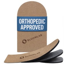 Adjustable Orthopedic Heel Lift Inserts - 3-Layer Shoe Insert for Heel Pain a...