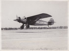 1927 Press Photo Pilot Bennett Griffin First Ever to take off at Oakland Airport — photo 1
