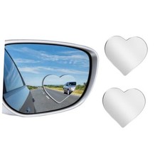 Blind Spot Mirror 2 Pack Shaped Car Side Blindspot Mirrors, Removable Heart