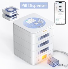 42-Day Automatic Pill Dispenser   App  On-Device Setup by Family LCD Display US