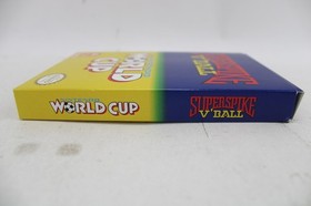 Ex Rare Superspike V'Ball Nintendo World Cup Nintendo NES Gold Cart Fan Made Box