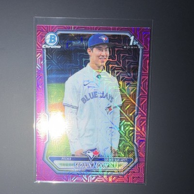 2026 Bowman Chrome Prospects 1st Bowman Seojun Moon #BCP-45 Pink Mojo #42/199