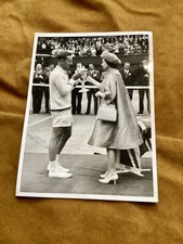 1962 Rod Laver Original Press Photo Trophy Presentation Wimbledon Tennis