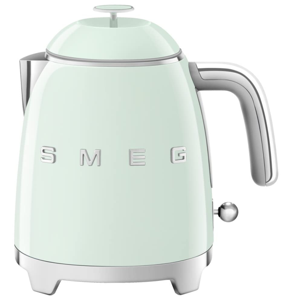 Mini 50s Retro 3-Cup Electric Kettle with Double Wall Anti-Slip Base-image