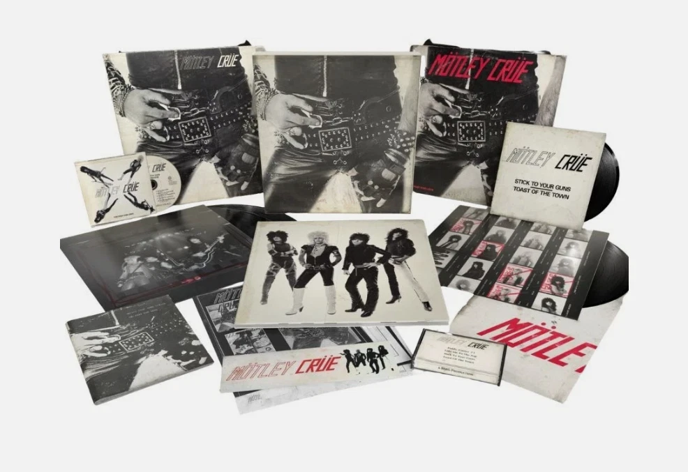 MOTLEY CRUE Too fast for love. 45th (2026) 4LP +12"mix +7"+CD+MC+BOOK preorder