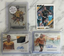 PEDRO NETO  STEVE BULL  ADAMA TRAORE Panini Impeccable Wolverhampton Wanderers