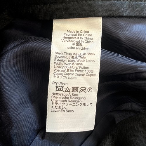 J.Crew Relaxed Fit Single Pleat Trouser Italian Wool Flannel BZ630 Navy 30 30 - Picture 16 of 16