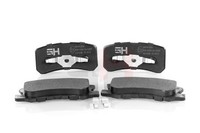 GH Bremsbelagsatz, Scheibenbremse GH-412536 FüR CitroËN Mitsubishi Peugeot