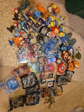 Vintage McDonald's happy meal Burger King Kids toys Lot Of 64 Disney More