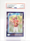 JAYDEN DANIELS 2024 DONRUSS OPTIC RATED ROOKIE PURPLE SHOCK A RC PSA 10 Q0004