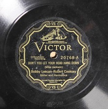 Bobby Leecan-Robert Cooksey-Don't You Let Your Head Hang Down- VICTOR 20768 V+/V