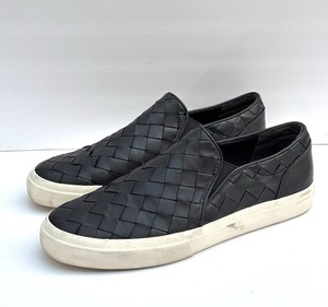 Vince Fletcher Slip On Shoes Casual Sneakers Black Leather Men’s Size 11M Fletcher Leather Sneaker in Shoes | Vince main image 3