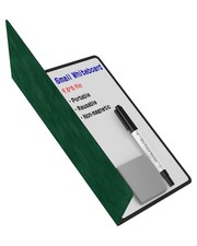 Portable Small White Board Dry Erase Board, Reusable 9.5  6.6in Notebook Mem...