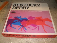 VINTAGE WHITMAN KENTUCKY DERBY RACES BOARD GAME COMPLETE 1969