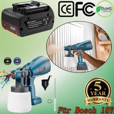 Für Bosch 18V Kabellos Spritzpistole Farbspr...