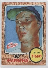 2024 Spotlight By Andy Friedman Twilights Stamp 17/75 Eddie Mathews Ed HOF 0y9e