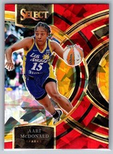 2024 Select WNBA Aari McDonald Red Ice #122 Los Angeles Sparks