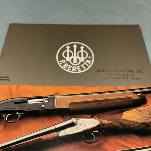 1985 Beretta Firearms Catalog 1987 Price List - Picture 2 of 7