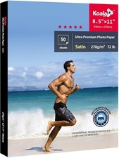 Koala 72lb Ultra Premium Satin Photo Paper 8x10 Inkjet Printers Epson HP Canon