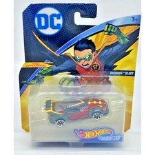 Die Cast Hot Wheels DC Comic ROBIN 2.0T First Appearance 1:64 Character Car 2017