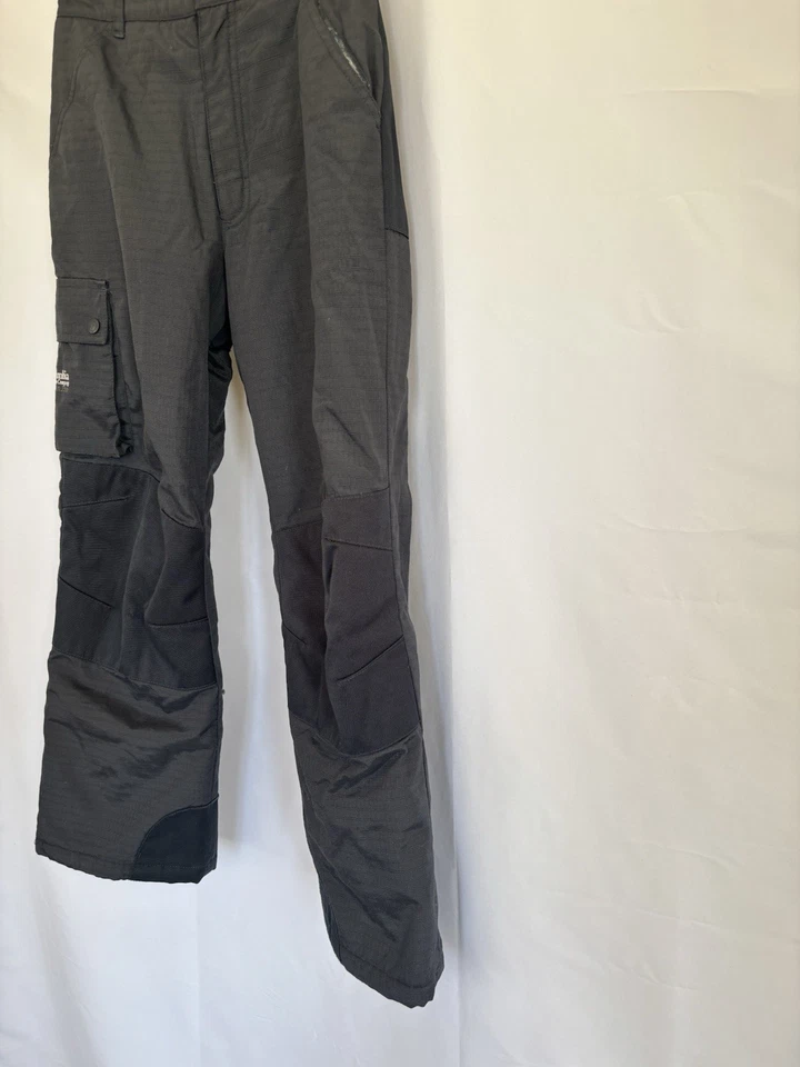 Youth Kids COLUMBIA Snow Ski Pants Size 10/12 Black Waterproof Insualted - Image 3 of 4