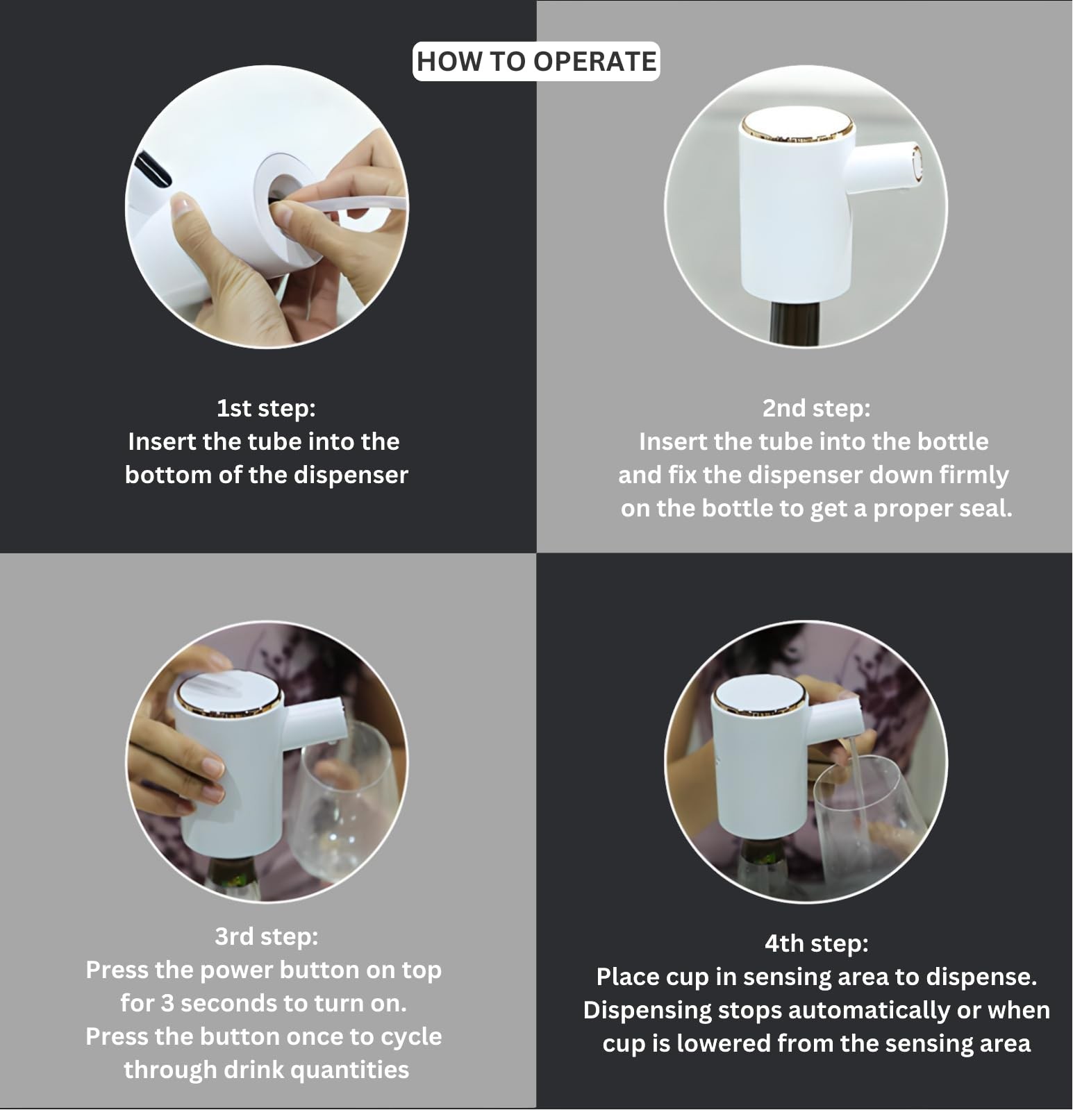 The Electric Wine Aerator Dispenser for Wine, Whiskey, Soju, and Liquor Perfe...