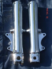 Harley Chrome Touring Lower Fork Legs 84-99 Road King Ultra Glide Exchange Progr