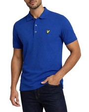 Lyle & Scott Plain Polo Shirt Lucid Blue