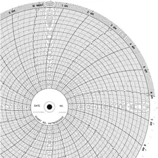 Graphic Controls Clh Gdtw0100s030 Chart,10 In,0 To 200,1 Day,Pk100
