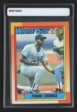 1990 Topps Frank Thomas Rookie #414a Chicago White Sox