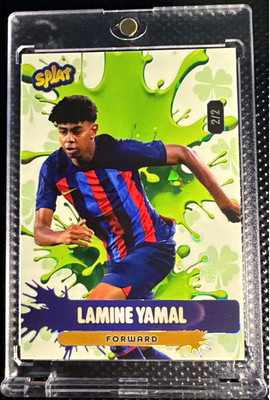Wild Card 2026 Splat Lamine Yamal Soccer #2/2 Serial Numbered 2/2