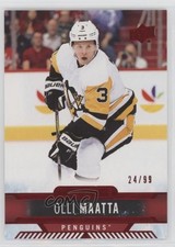2017-18 Upper Deck Overtime Rookies Red Foil 24/99 Olli Maatta #155 0c3