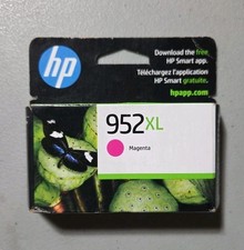 Genuine HP 952XL Magenta High Yield Ink Cartridge, Exp 2024