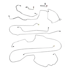 Brake Line Kit Complete Tubes With ABS 2000-05 Chevrolet Impala OE Steel 8pc