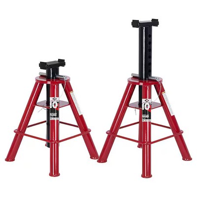 American Forge & Foundry 3309B Jack Stand, Pin Adjustment, 10 Ton Load