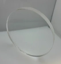Acrylic Plastic (Plexiglass) Round Sheet - 1/8" x 9" Circle - Clear