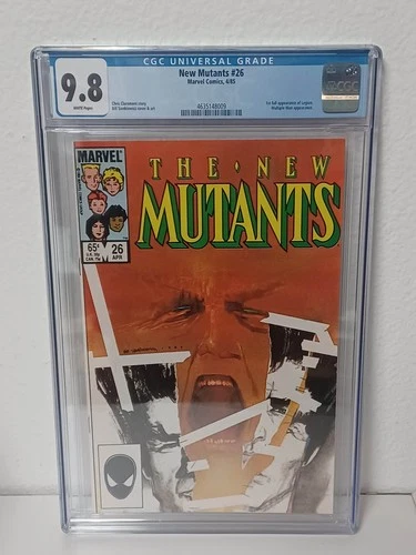 NEW MUTANTS #26 (Marvel Comics, 1983) CGC Graded 9.8 ~ LEGION ~ White Pages