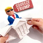 Donald Trump Pop-Up White House Squeeze Toy - 4-6 inches, and Red