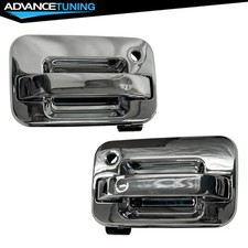 For 04-14 Ford F150 Pickup Chrome Abs Side Door Handle Cover Caps W Key Holes For 04-14 Ford F150 Pickup Chrome Abs Side Door Handle Cover Caps W Key Holes