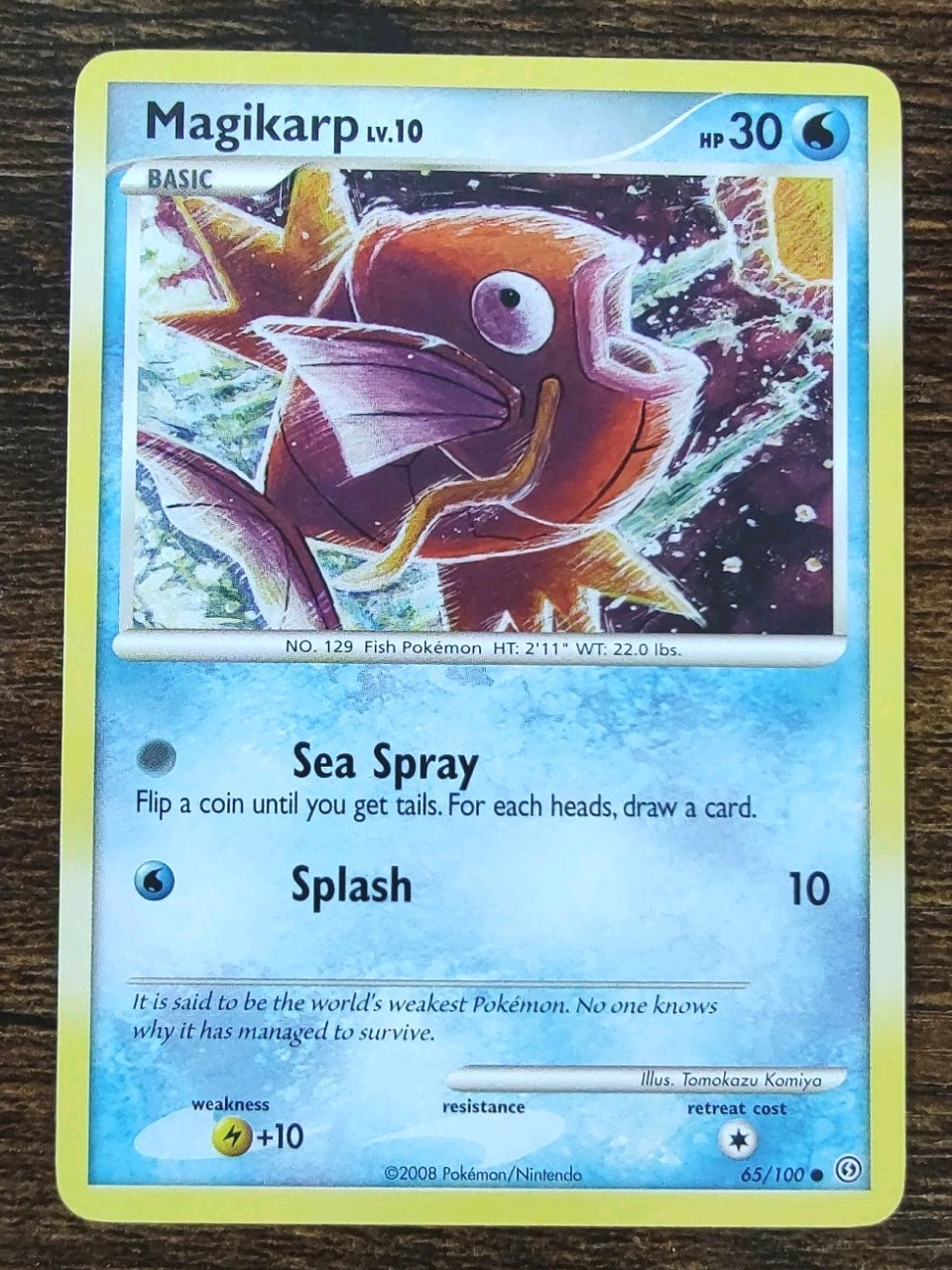 Magikarp 65/100 Diamond & Pearl Stormfront Pokemon Card