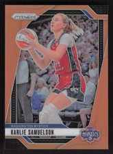 2024 Panini Prizm WNBA #82 Karlie Samuelson Orange Prizms #/99